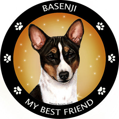 Basenji My Best Friend Dog Breed Magnet