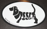 Basset Hound Euro Dog Breed Car Sticker Decal