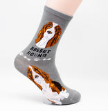 Basset Hound Dog Breed Foozy Novelty Socks
