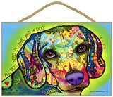 Beagle All You Need Is Love And A Dog Dean Russo Wood Dog Sign