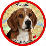 Beagle Absorbent Porcelain Dog Breed Car Coaster
