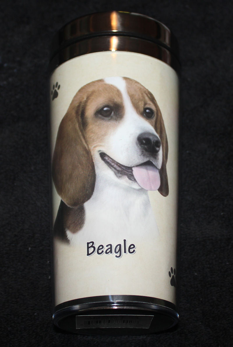 Beagle Stainless Steel Travel Tumbler