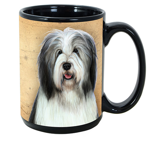 Faithful Friends Bearded Collie Dog Breed Coffee Mug