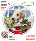 Bedlington Terrier Sandy Howliday Dog Christmas Ornament