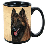 Faithful Friends Belgian Tervuren Fawn Dog Breed Coffee Mug