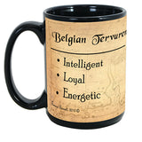 Faithful Friends Belgian Tervuren Grey Dog Breed Coffee Mug