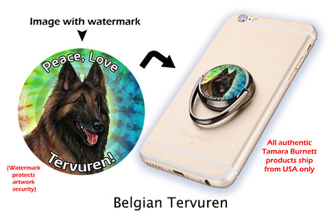 Belgian Tervuren Phone Buddy Cellphone Ring Stand