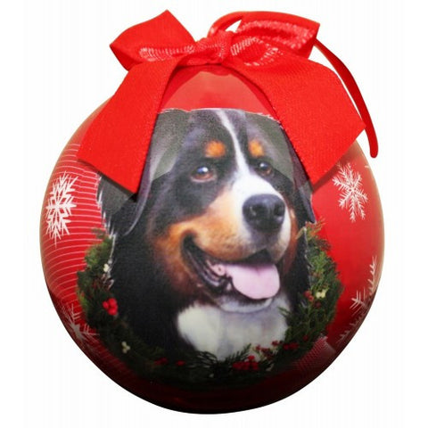 Bernese Mountain Dog Shatterproof Dog Christmas Ornament