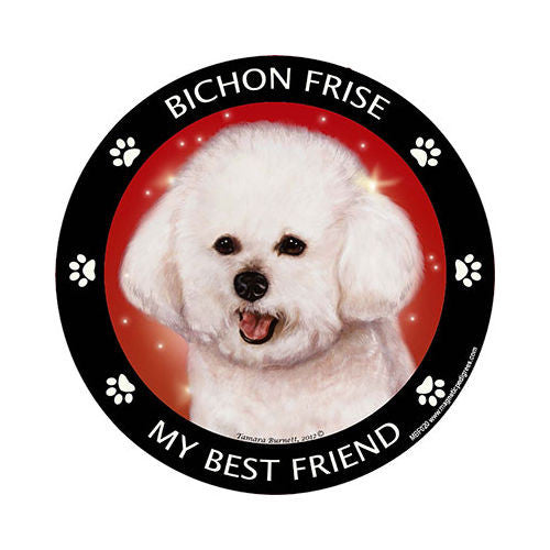 Bichon Frise My Best Friend Dog Breed Magnet