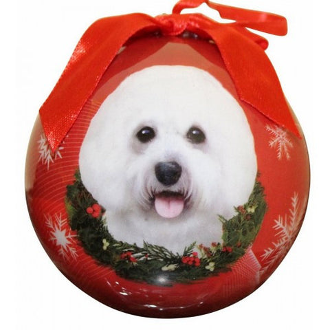 Bichon Frise Shatterproof Dog Breed Christmas Ornament