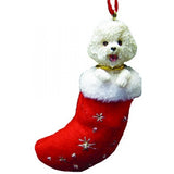 Santa's Little Pals Bichon Frise Dog Christmas Ornament