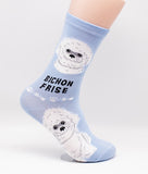 Bichon Frise Dog Breed Foozy Novelty Socks