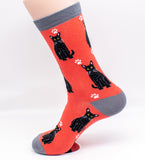 Black Cat Breed Novelty Socks