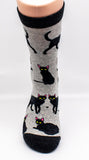 Black Cat Breed Novelty Socks