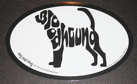 Bloodhound Euro Dog Breed Car Sticker Decal