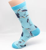 Great Blue Heron Bird Novelty Socks