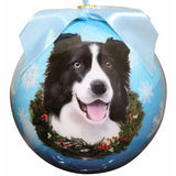Border Collie Shatterproof Dog Breed Christmas Ornament