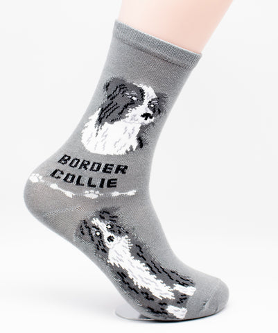 Border Collie Dog Breed Foozy Novelty Socks