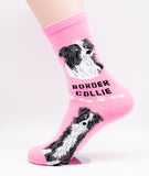 Border Collie Dog Breed Foozy Novelty Socks