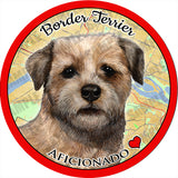 Border Terrier Absorbent Porcelain Dog Breed Car Coaster