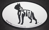 Boston Terrier Euro Dog Breed Car Sticker Decal