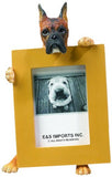 Boxer Brindle Cropped Dog Picture Frame Holder