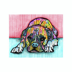 Boxer Dean Russo Vinyl Dog Car Sticker