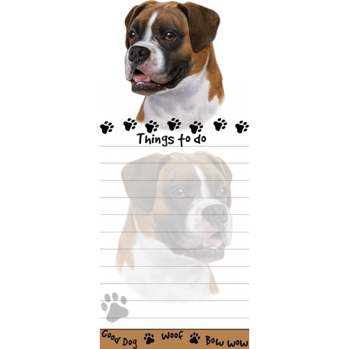Boxer Uncropped List Stationery Notepad