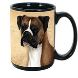 Faithful Friends Boxer Uncropped Dog Breed Coffee Mug