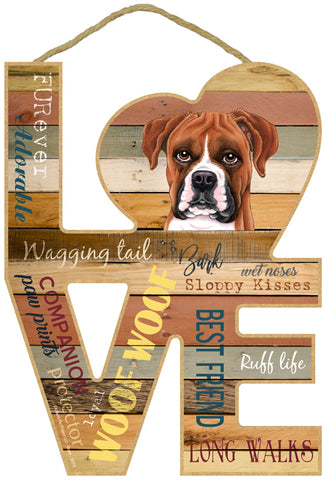 Boxer Love Sign