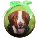 Brittany Spaniel Shatterproof Dog Breed Christmas Ornament
