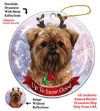 Brussels Griffon Howliday Dog Christmas Ornament