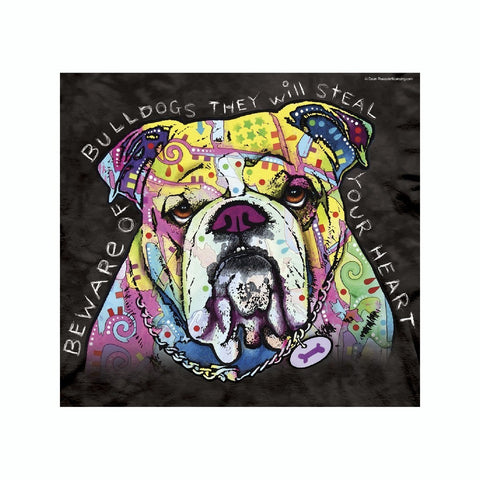 Bulldog Beware Of Bulldogs They Will Steal Your Heart Dean Russo Vinyl Dog Car Sticker
