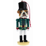 Bulldog Dog Toy Soldier Nutcracker Christmas Ornament