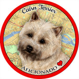 Cairn Terrier Absorbent Porcelain Dog Breed Car Coaster