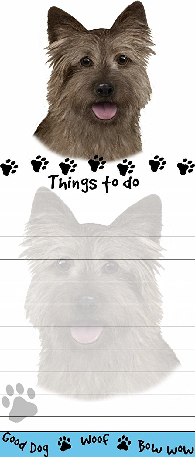 Cairn Terrier List Stationery Notepad