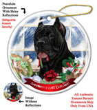 Cane Corso Black Howliday Dog Christmas Ornament