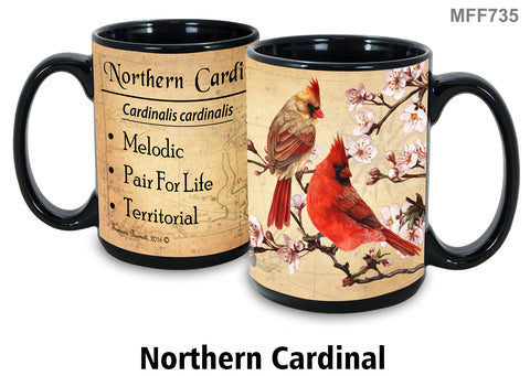 Northern Cardinal Bird Faithful Friends Coffee Mug