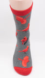 Cardinals Bird Novelty Socks