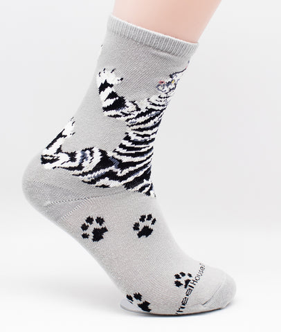 Cat Hug Cat Breed Novelty Socks Medium