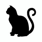 Cat Silhouette Vinyl Dog Car Sticker