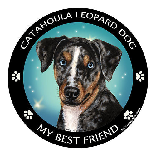 Catahoula Leopard Dog My Best Friend Dog Breed Magnet
