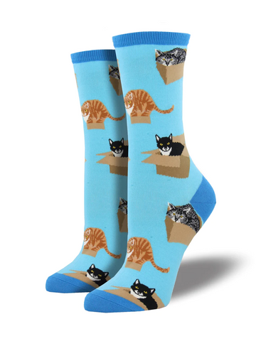 Cat In A Box Socks