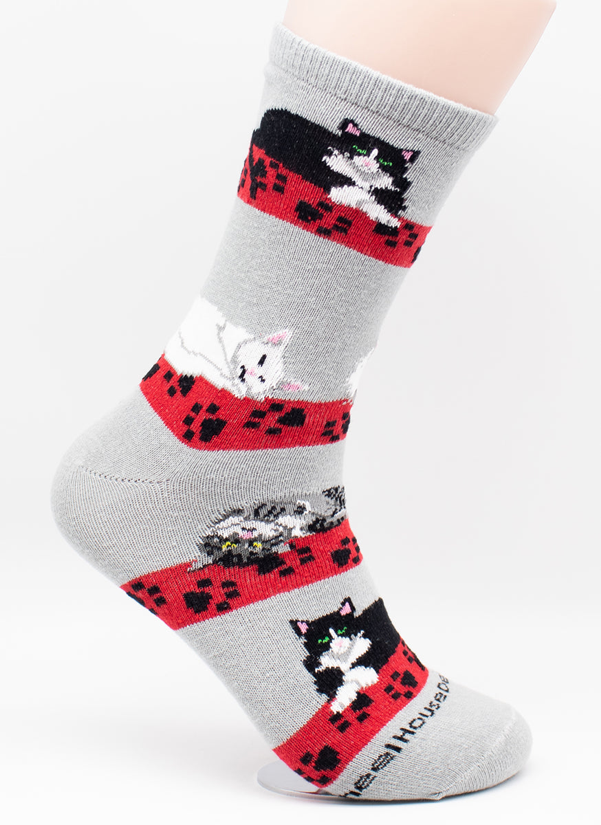 Cats Breed Novelty Socks Medium