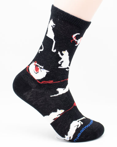 Cats Assorted Cat Breed Novelty Socks Medium