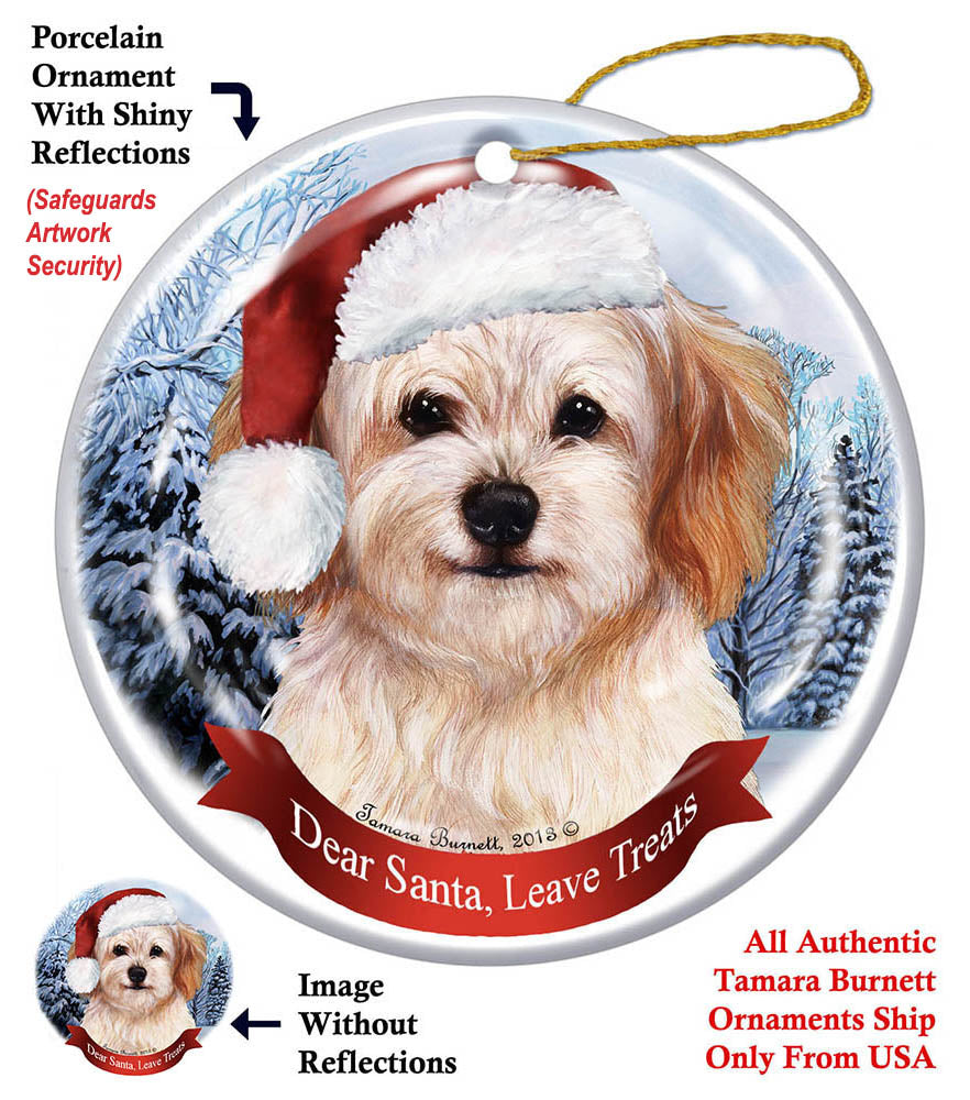 Cavachon Howliday Dog Christmas Ornament