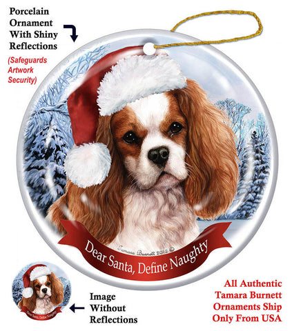 Cavalier King Charles Spaniel Howliday Dog Christmas Ornament