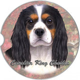 Cavalier King Charles Spaniel Tri Sandstone Absorbent Dog Breed Car Coaster
