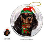 Cavalier King Charles Spaniel Black Howliday Dog Christmas Ornament
