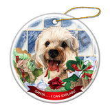 Cavapoo Howliday Dog Christmas Ornament